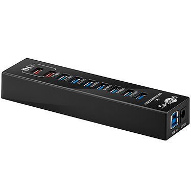 Hub USB 3.0 avec alimentation (9 ports dont 2 de charge)