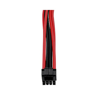 Avis Thermaltake TtMod Sleeve Cable (Extension Câble Tressé) - Rouge et Noir