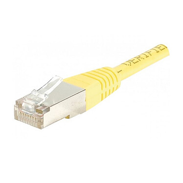 Câble RJ45 catégorie 6 F/UTP 0.3 m (Jaune)