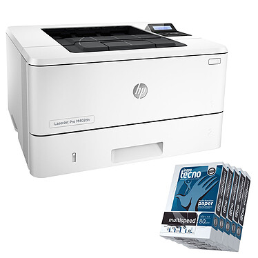 HP LaserJet Enterprise M402dn + Inapa Tecno MultiSpeed Ramettes de papier 500 feuilles A4 x 5