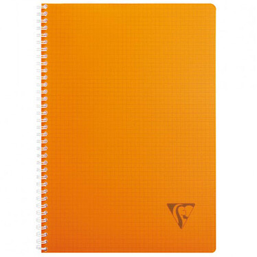 Acheter Clairefontaine Cahier Linicolor Fresh Spirale 100p 24x32 cm petits carreaux