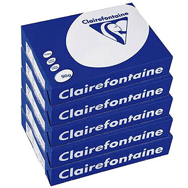 Clairefontaine Clairalfa ramette 500 feuilles A3 90g Blanc X5
