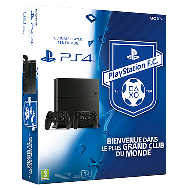 Sony PlayStation 4 "PlayStation Football Club" (1 To) + 2ème DualShock 4