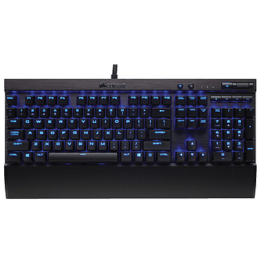 Corsair Gaming K70 LUX Blue LEDs AZERTY Noir - Switches Cherry MX Red