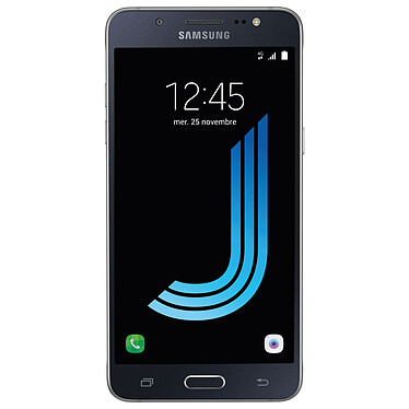 Samsung Galaxy J5 2016 Noir Smartphone 4G-LTE - Snapdragon 410 Quad-Core 1.2 Ghz - RAM 2 Go - Ecran tactile 5.2" 720 x 1280 - 16 Go - NFC/Bluetooth 4.1 - 3100 mAh - Android 5.1