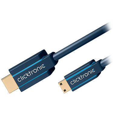 Avis Clicktronic câble HDMI vers Mini-HDMI avec Ethernet (5 mètres)