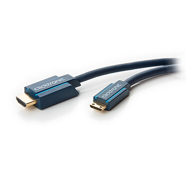 Clicktronic câble HDMI vers Mini-HDMI avec Ethernet (5 mètres)