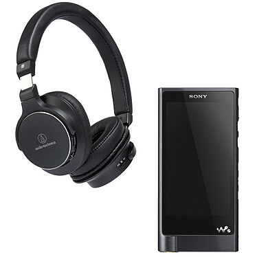 Sony NW-ZX2 + Audio-Technica ATH-SR5BT Noir