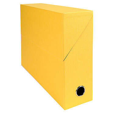 Exacompta Transfer box made of cloth-backed paper 90 mm Yellow