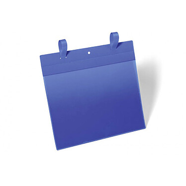 Durable Pochettes paysage avec système d'attache Bleues  x 50