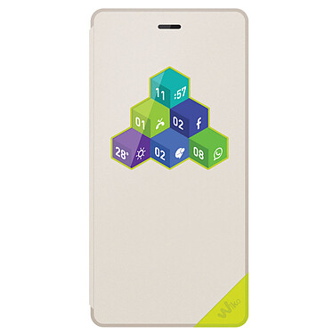 Wiko Etui Smart Folio Wicube Blanc Wiko Tommy