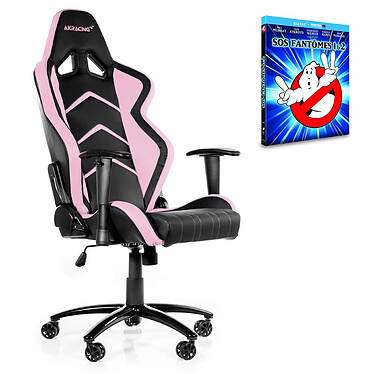 AKRacing Player Gaming Chair (rose) + coffret Blu-ray "SOS Fantômes 1&2" OFFERT !