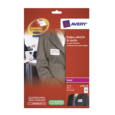 Avery Actate Silk Adhesive Badges x 200