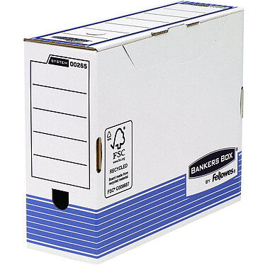 Fellowes System A4 Archive Box 100mm Blue x 10
