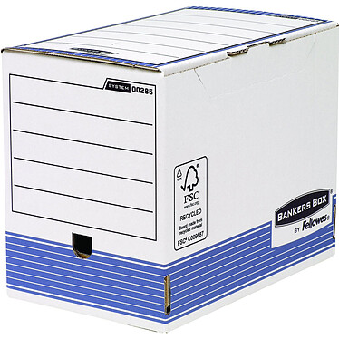 Fellowes System A4 Archive Box 200mm Blue x 10