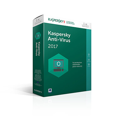 Kaspersky Anti-Virus 2017 - Licence 1 an 1 poste