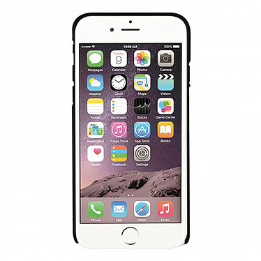 xqisit Coque iPlate Glossy Noir Apple iPhone 7 Plus