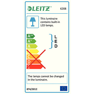 Leitz Style Lampe de bureau intelligente LED Grenat pas cher