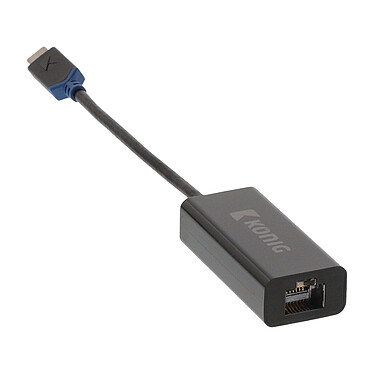 Avis Adaptateur USB 3.1 type C (USB-C) mâle vers Gigabit Ethernet RJ45 femelle (noir)