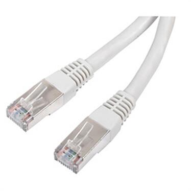 RJ45 cable category 6 S/FTP 0.3 m (Beige)