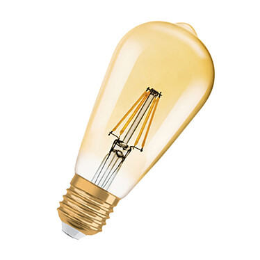 OSRAM Ampoule LED Edison Vintage E27 4W (35W) A++