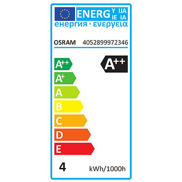  OSRAM Ampoule LED Retrofit Edison E27 4W (40W) A++