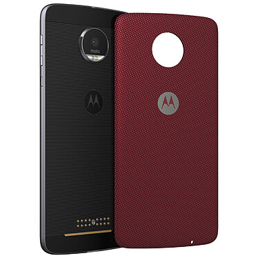 Motorola Mods Coque Tissu Rouge Moto Z/Z Play