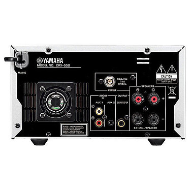 Avis Yamaha CRX-550 Argent + Q Acoustics 3010 Graphite