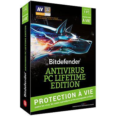 Bitdefender Antivirus PC Lifetime Edition 2016 - Licence à vie 1 poste