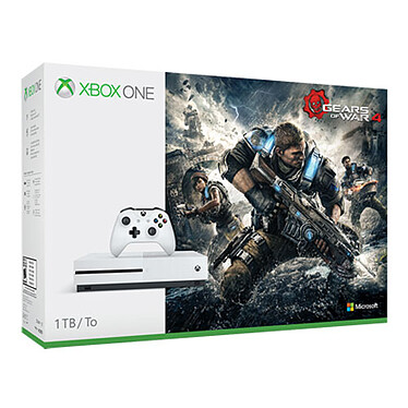 Microsoft Xbox One S (1 To) + Gears of War 4