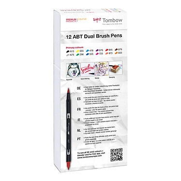Avis TOMBOW ABT Dual Brush Pen Couleurs Primaires
