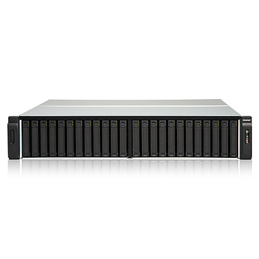 QNAP TES-3085U-D1548-32G Serveur NAS professionnel à double système d'exploitation avec 24 baies 2.5" SAS 12 Gbps/SAS/SATA 6 Gbps + 6 baies 2.5" SATA 6Gb/s et 32GB DDR4