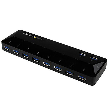 StarTech.com Hub USB 3.0 a 10 porte con porte di ricarica e sincronizzazione