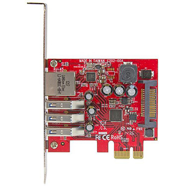Avis StarTech.com Carte PCI Express à 3 ports USB 3.0 et 1 port Gigabit Ethernet avec UASP