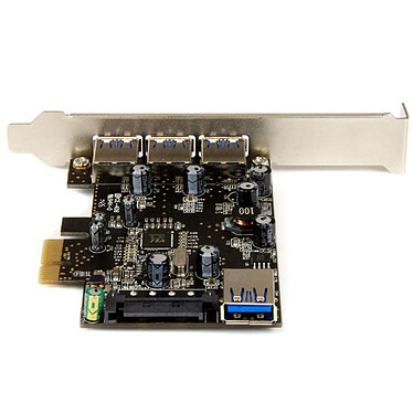 Acheter StarTech.com Carte contrôleur PCI-E (4 ports USB 3.0 Type-A - 1 interne et 3 externes) 