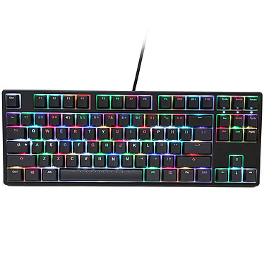 Avis Ducky Channel One TKL RGB (coloris noir - MX RGB Red - touches ABS)