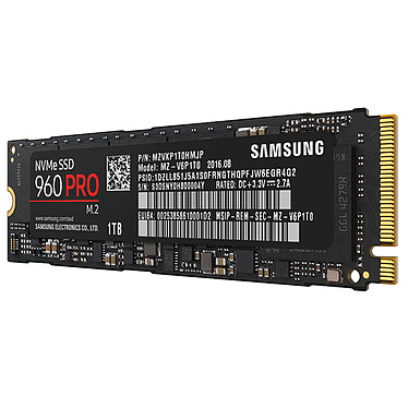 Avis Samsung SSD 960 PRO M.2 PCIe NVMe 1 To