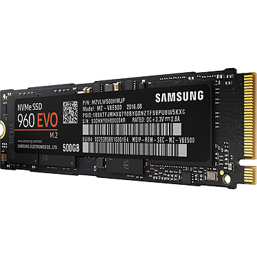 Avis Samsung SSD 960 EVO M.2 PCIe NVMe 500 Go
