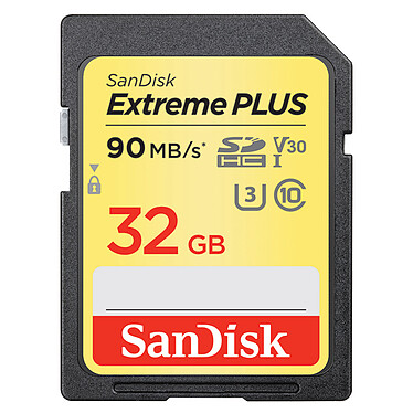SanDisk SDHC Extreme PLUS UHS-1 U3 V30 32GB Memory Card