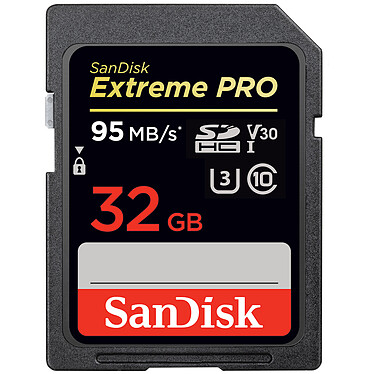SanDisk tarjeta de memoria SDHC Extreme PRO UHS-1 U3 V30 32 GB