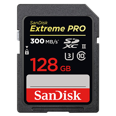 SanDisk Carte mémoire SDXC Extreme PRO UHS-II U3 128 Go