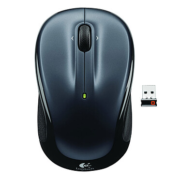 Logitech Wireless Mouse M325 (Dark Silver) Souris sans fil - ambidextre - capteur optique 1000 dpi - 3 boutons