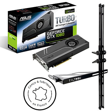ASUS GeForce GTX 1080 TURBO-GTX1080-8G + TILTeek FixCard
