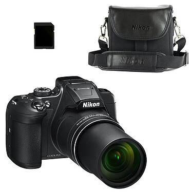 Nikon Coolpix B700 Noir + CS-P08 + Carte SDHC 8 Go