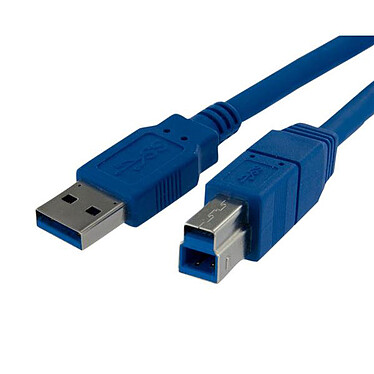 StarTech.com Câble USB-A 3.0 vers USB-B - M/M - 1 m - Bleu