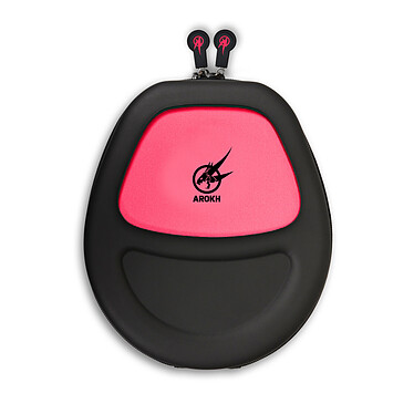 Arokh Headset Pouch (negra/rosa)
