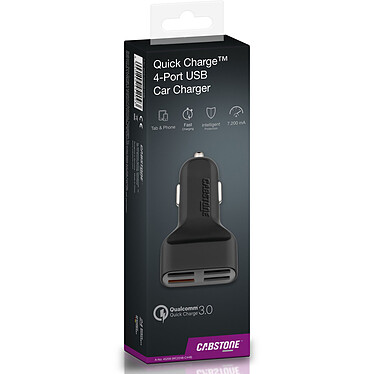 Avis Cabstone Quick Charge 4 Ports USB Car Charger