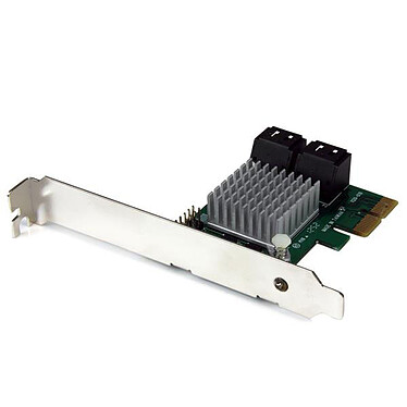 StarTech.com Carte contrôleur PCI-E x2 (4 ports SATA III) avec fonction HyperDuo Carte contrôleur PCI Express RAID à 4 ports SATA 6 Gb/s avec HyperDuo