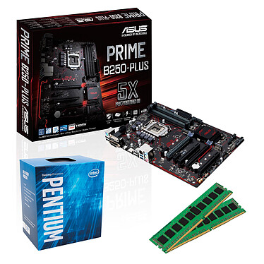 Kit Upgrade PC Pentium G4400 ASUS B250-PLUS 8 Go