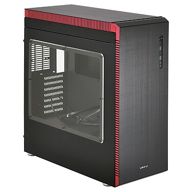 Lian Li PC-J60WRX (negro/rojo)